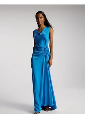 A.L.C. Ophelia Sleeveless Draped Maxi Dress